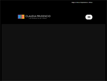 Tablet Screenshot of claudiaprudencio.com